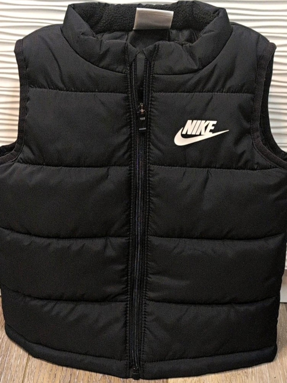 Nike Black Puffer Vest 24 Months Unisex Baby Toddler Full Zip Insulated